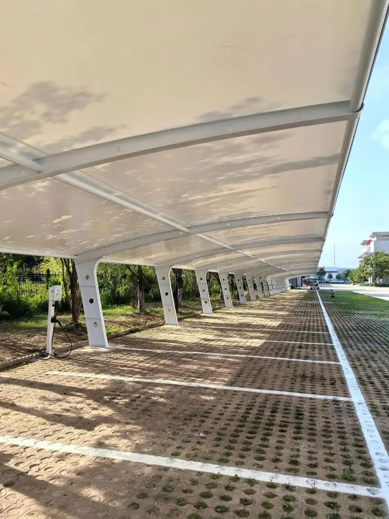 贵州安龙膜结构车棚多少钱一平方？本地源头厂家报价说明